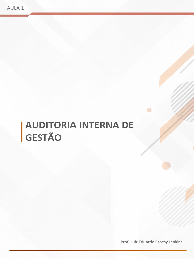 Auditoria Interna: Conceitos e Importância | PDF | Auditoria interna ...