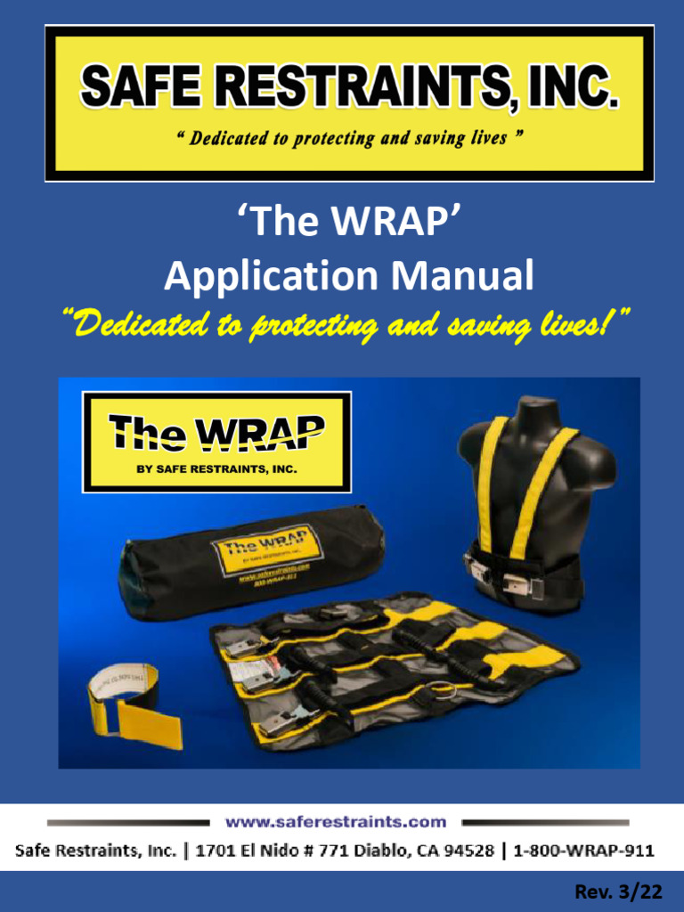 The WRAP Restraint Application Manual | PDF | Handcuffs