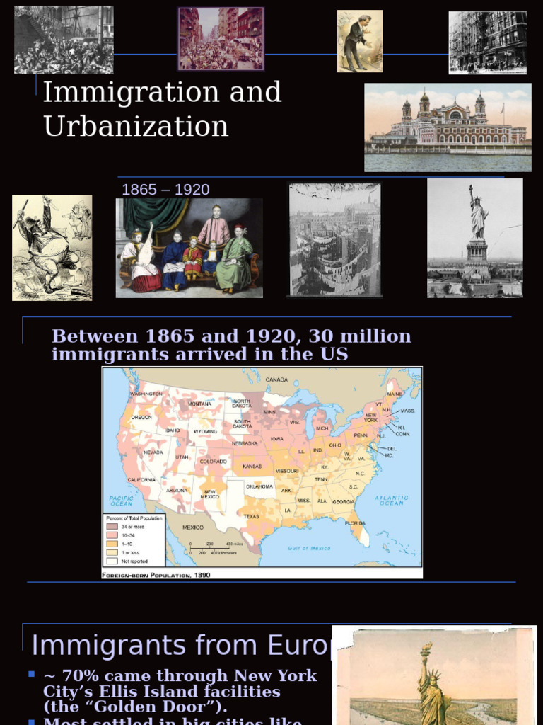 Immigration and Urbanization (1) | PDF | Tenement | Ragtime