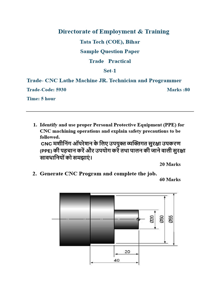 MD CNC Practical - Merged - PDF | PDF