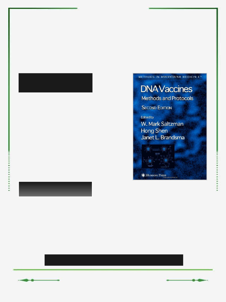 DNA Vaccines Methods and Protocols 2nd ed Methods in Molecular Medicine ...