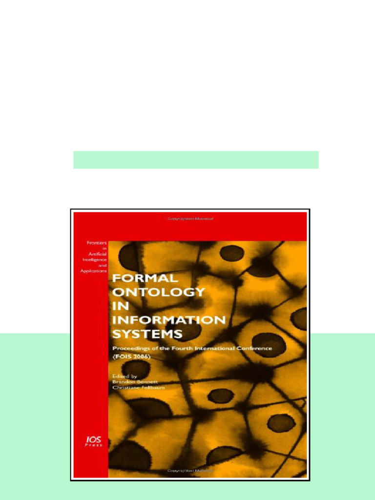 Formal Ontology In Information Systems Proceedings Of The Fourth ...