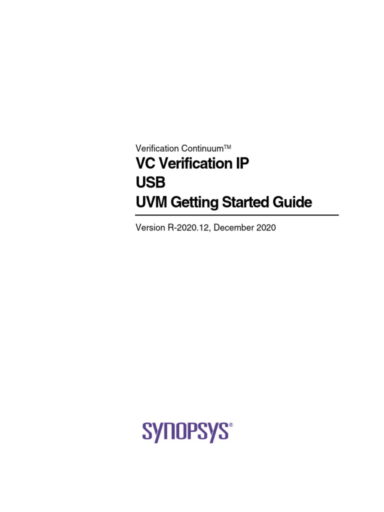Usb Svt Uvm Getting Started | PDF | Usb | License