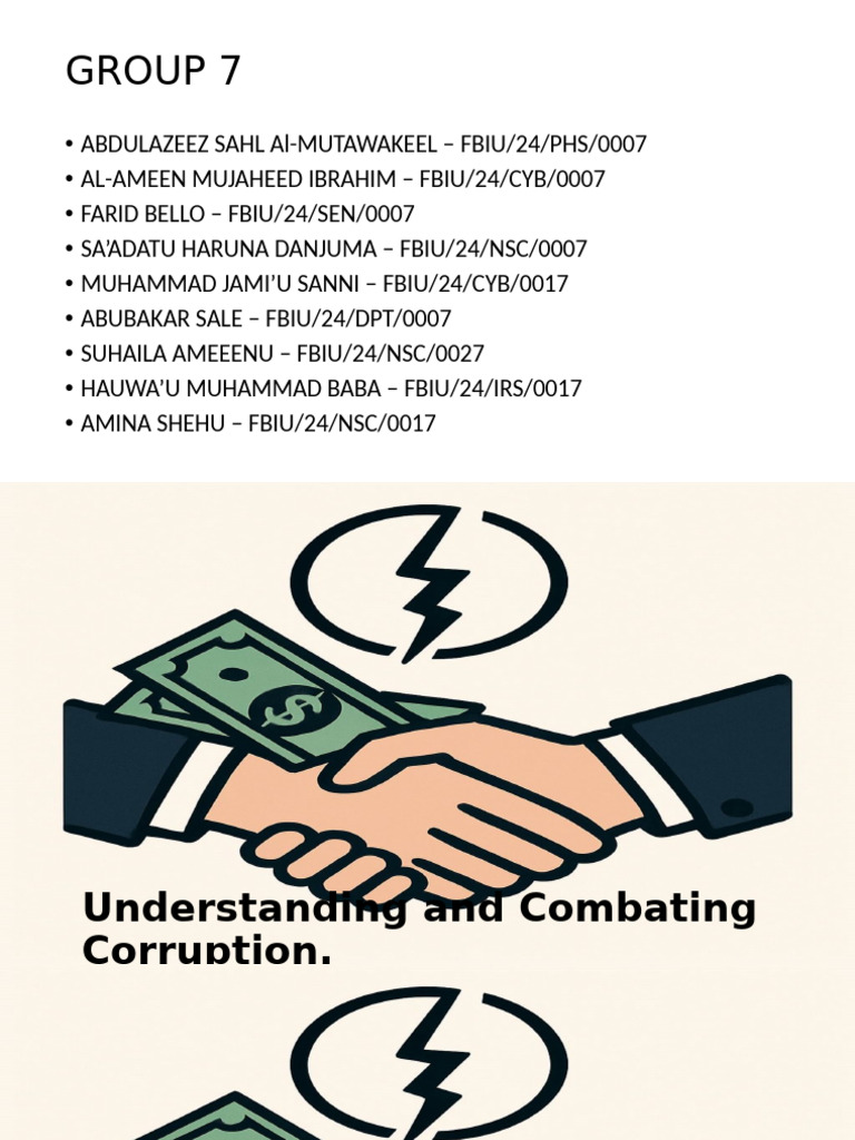 Understanding and Combating Corruption_121852 | PDF
