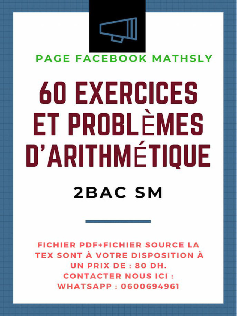 60 Exos Et Problèmes | PDF