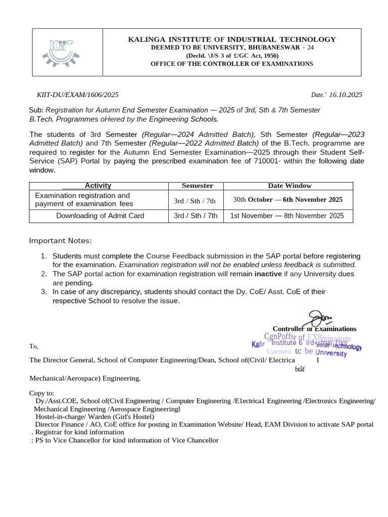 Sap reg 5 th sem | PDF | Engineering