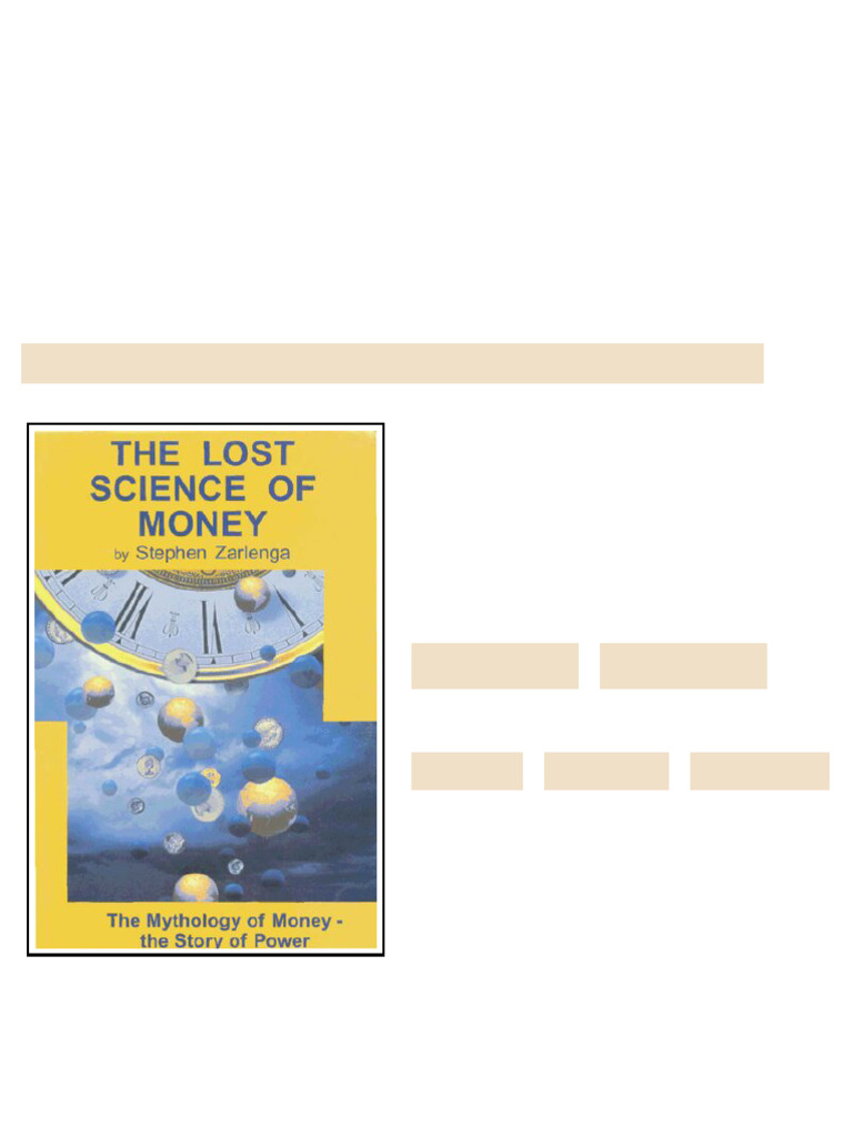(Ebook) The Lost Science of Money: The Mythology of Money - the Story ...