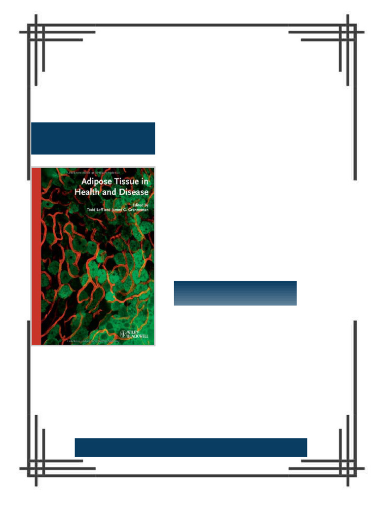Adipose Tissue in Health and Disease 1st Edition Todd Leff ebook ...