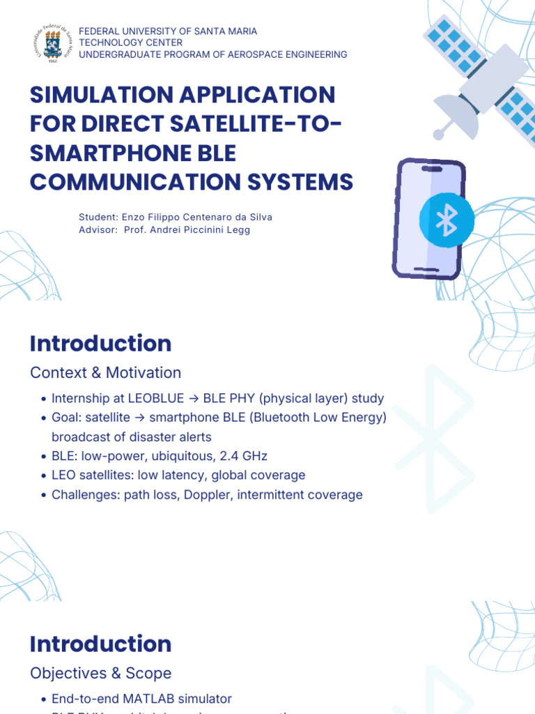 Satellite-to-Smartphone BLE Simulation | PDF | Bluetooth ...
