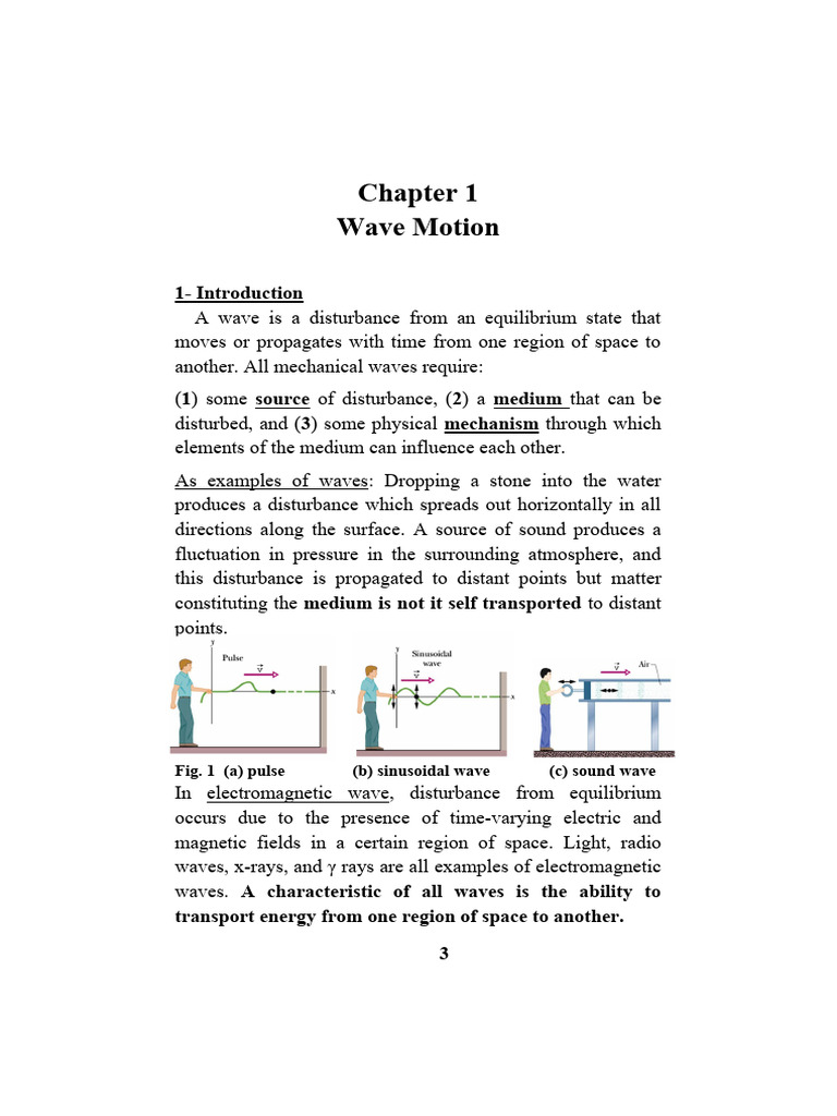 Understanding Wave Motion Basics | PDF | Waves | Wavelength