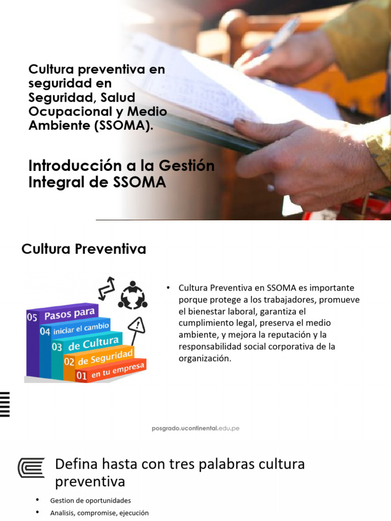 Cultura Preventiva en SSOMA: Claves y Atributos | PDF | Valores
