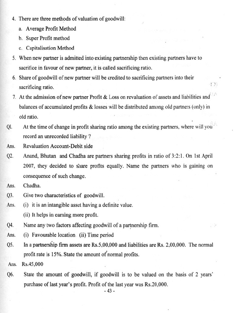 Ch-3-Rconsitution of Partnership-Page 42 to 61 | PDF