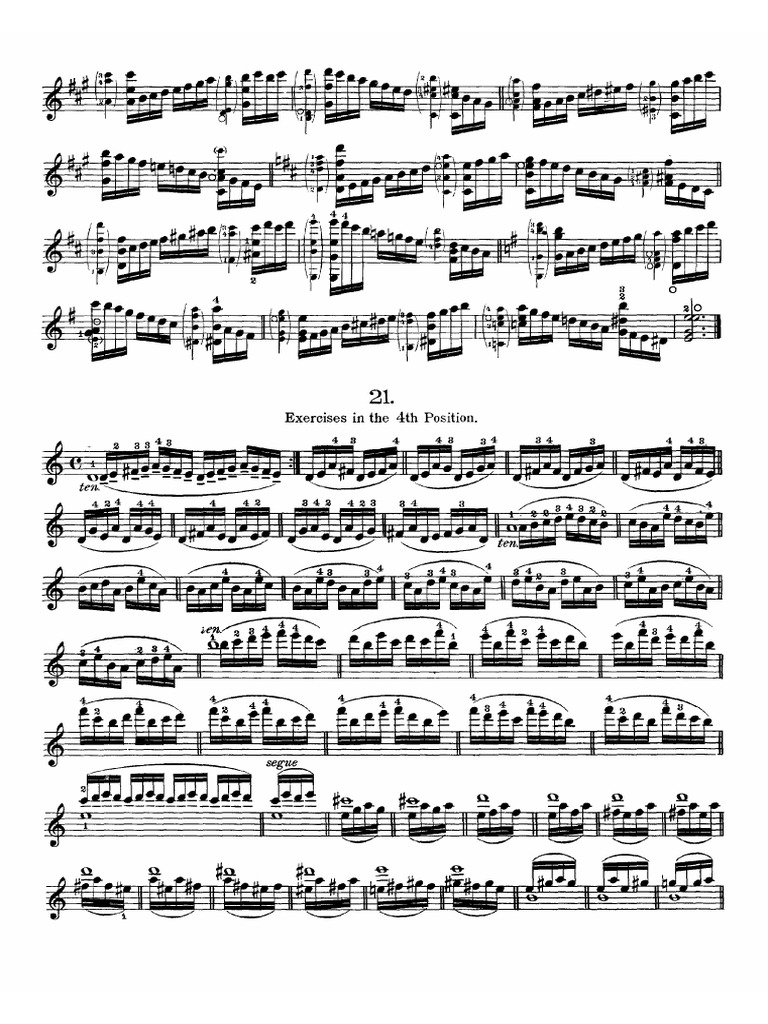 School of Violin Technique Op1 Book2 For Violin 1 | PDF