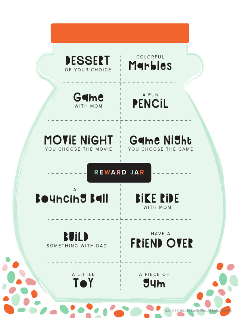 Reward Jar Ideas for Family Fun | PDF