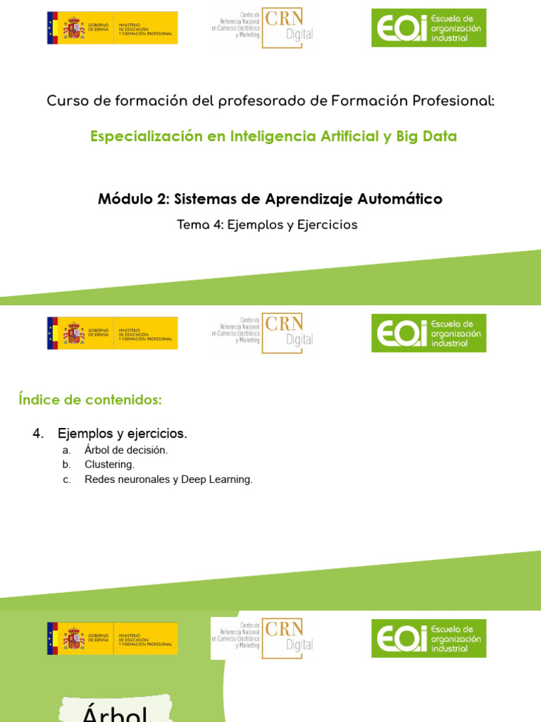 Técnicas de Aprendizaje Automático IA | PDF | Inteligencia artificial ...