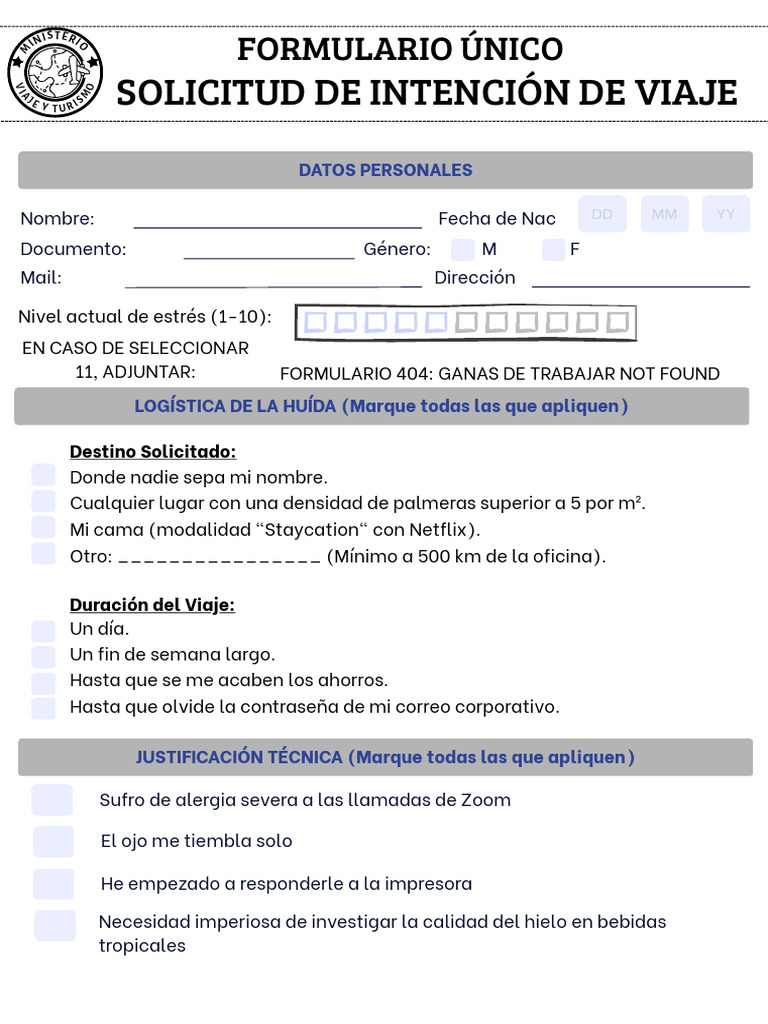 Formulario Único | PDF