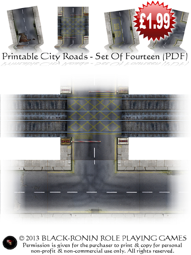 BlackRoninRPG CityRoads1b | PDF