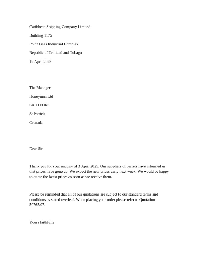 Full Blocked Letter EDPM | PDF
