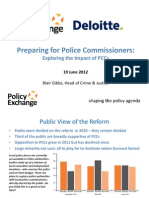 Public Views On Police and Crime Commissioners