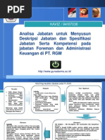 Download Analisa jabatan contoh by Dani Martadi SN97656394 doc pdf