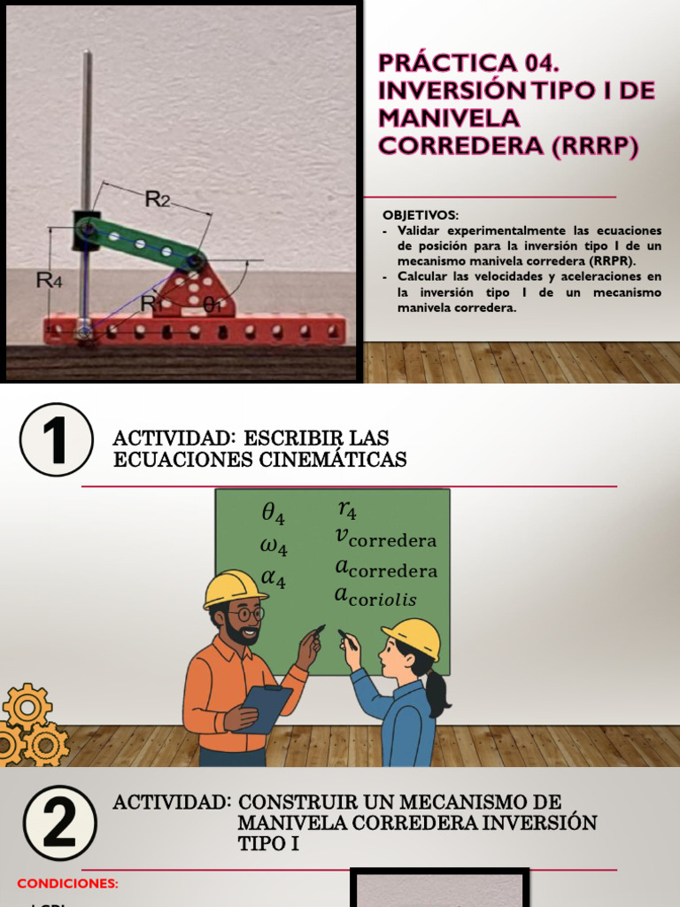 Práctica 4 - Mecanismo RRPR | PDF
