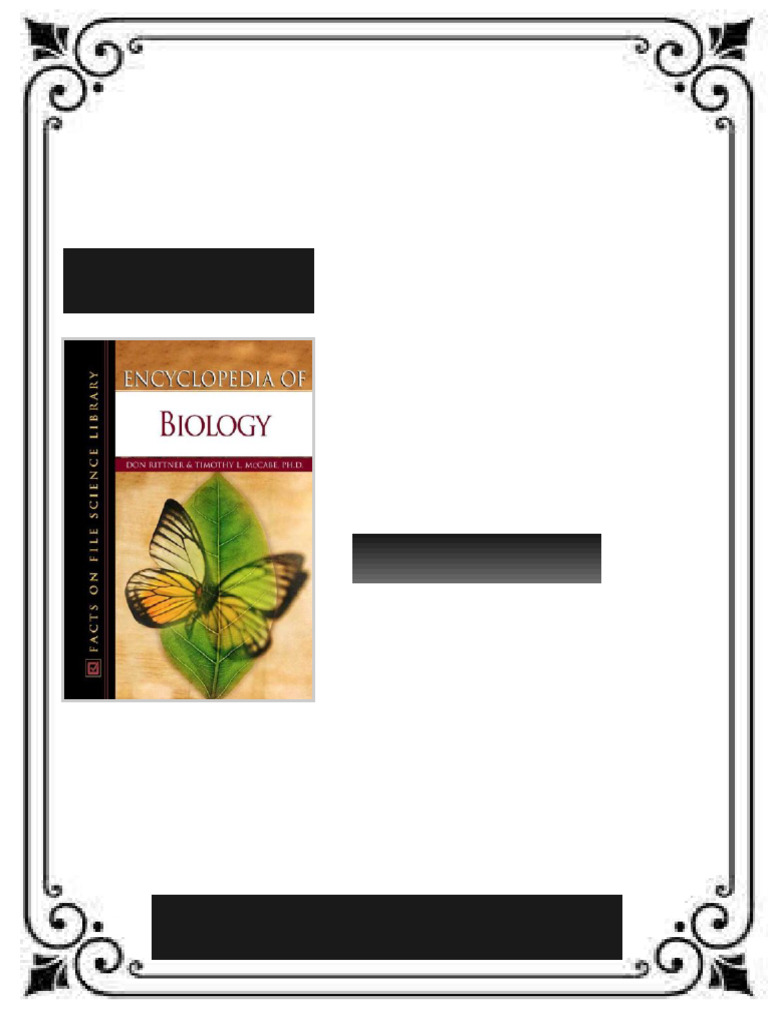 Encyclopedia of Biology Don Rittner ebook premium full text | PDF
