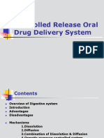 Controlled Release Oral Drug Delivery Systems