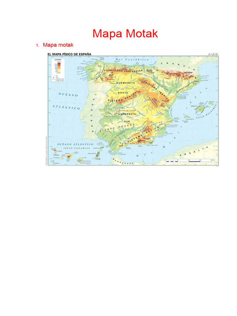 Mapa Motak | PDF