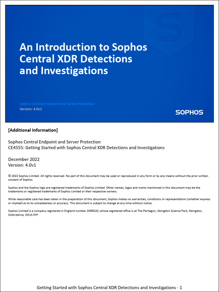 CE4555 4.0v1 Getting Started With Detections and Investigations | PDF ...