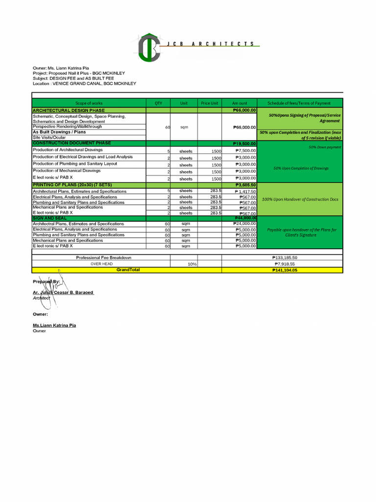 Project Quotation PDF | PDF