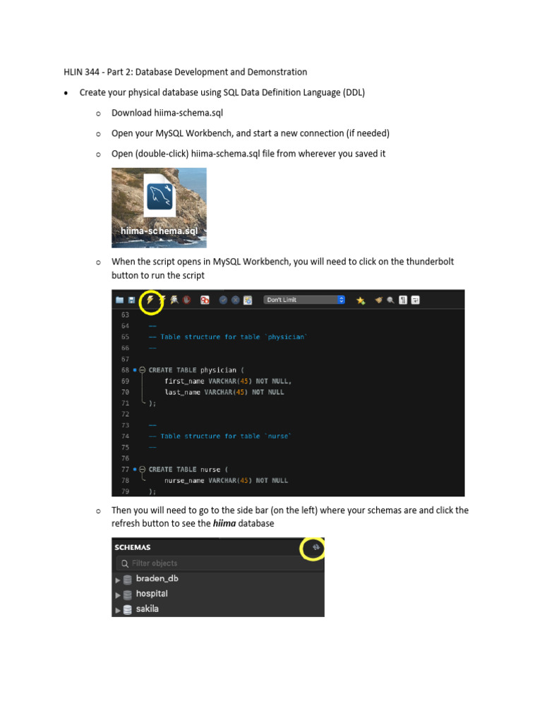 Database Development with SQL DDL Guide | PDF | Table (Database ...
