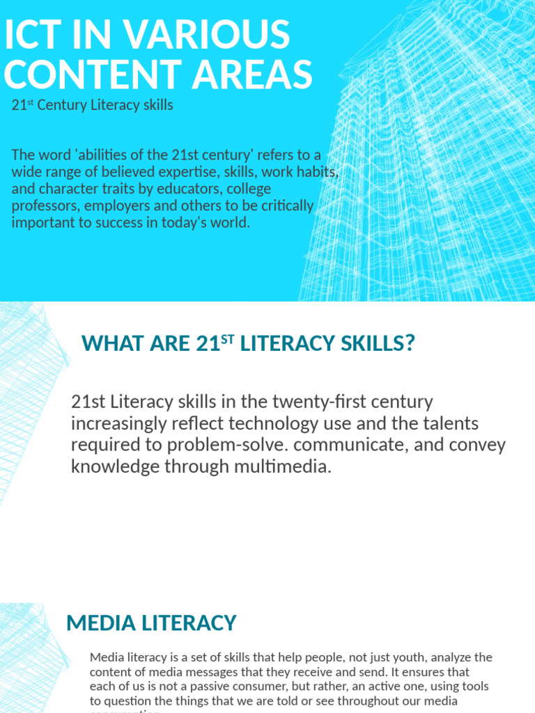 21st Century Literacy and Instructional Design | PDF | Instructional ...