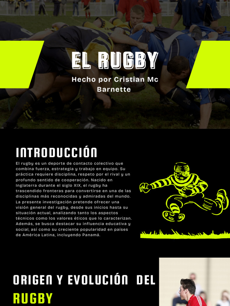 Historia y Reglas del Rugby | PDF | Fútbol rugby | Juegos de pelota