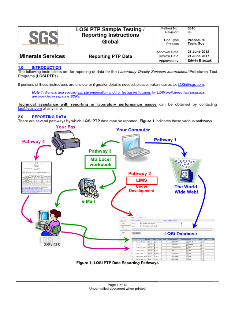 0810 LQSi PTP Instructions Reporting Data 05 | PDF | Password ...