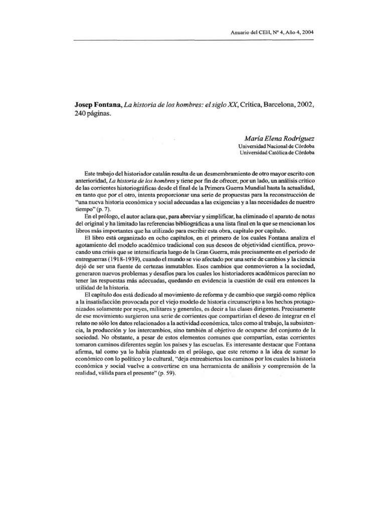 Reseña Del Libro de Fontana | PDF