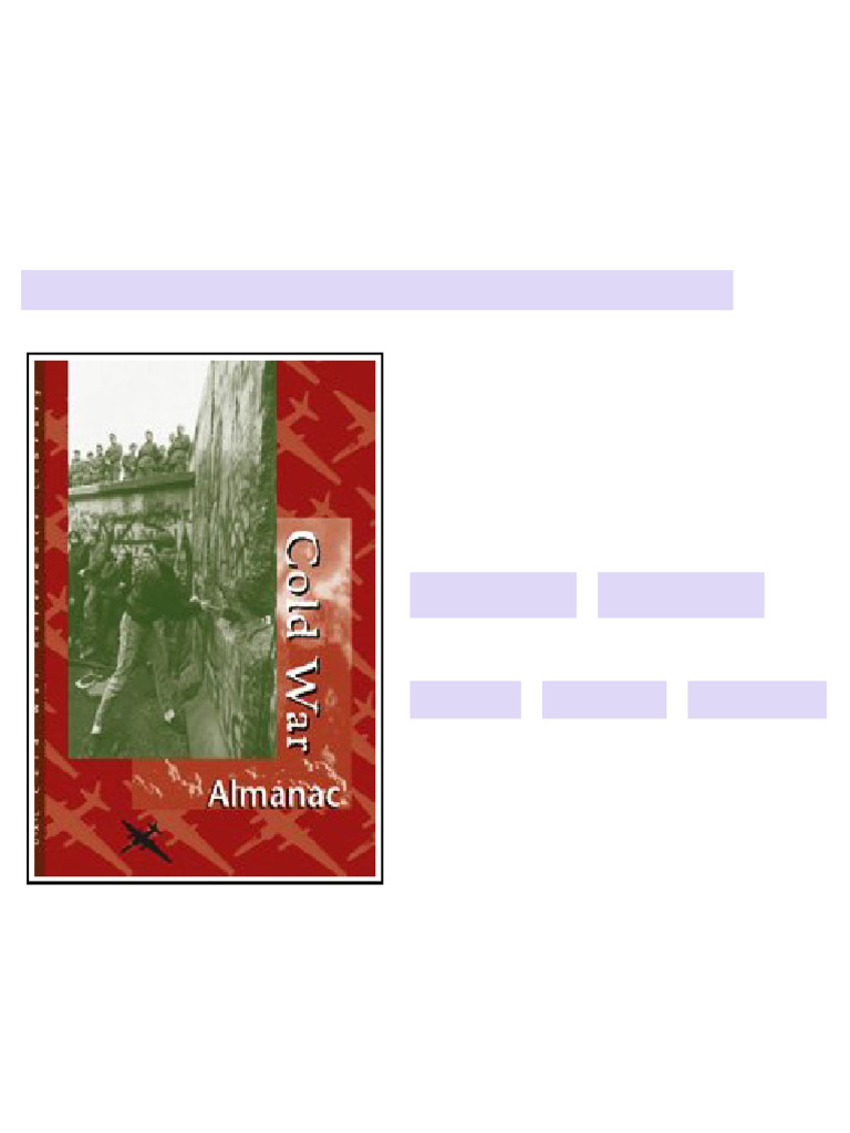 Ebook) Cold War Reference Library - Almanac by Sharon Hanes ISBN  9780787690892, 0787690899 full | PDF | Cold War | Communism