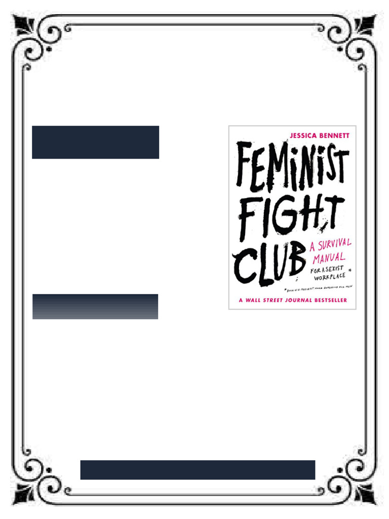Feminist Fight Club A Survival Manual for a Sexist Workplace Bennett ...