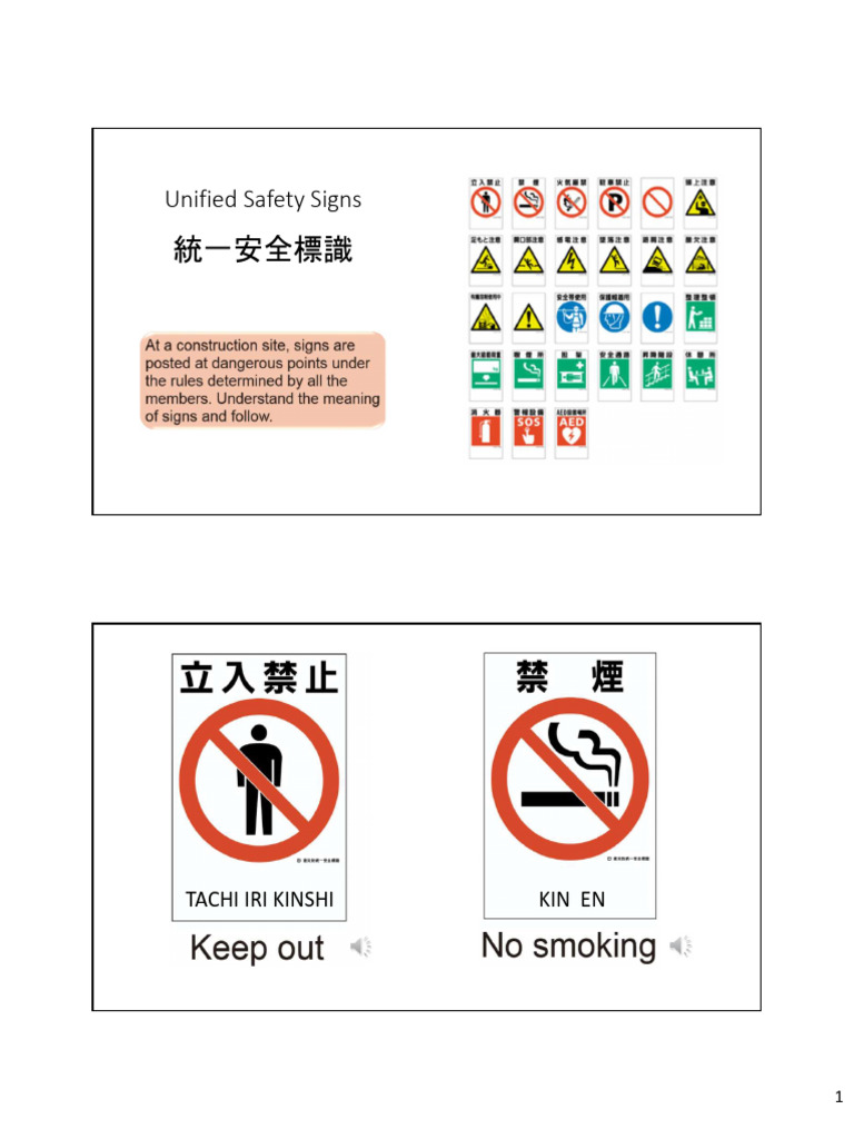 Safety Signs | PDF