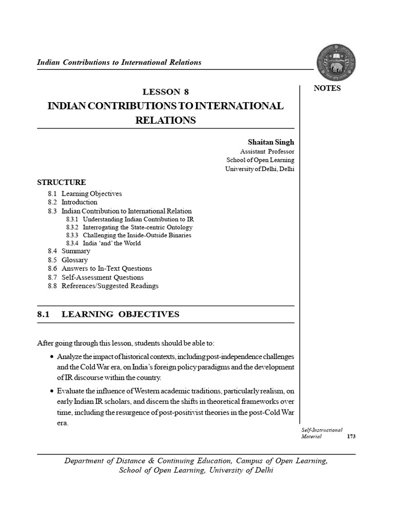 ICIR | PDF | International Relations | State (Polity)