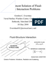 Finite Element Solution of Fluid-Structure Interaction Problems