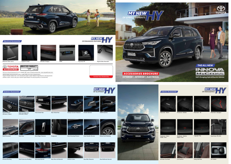 Toyota Hybrid Vehicle Accessories Guide | PDF | Rear Wheel Drive ...
