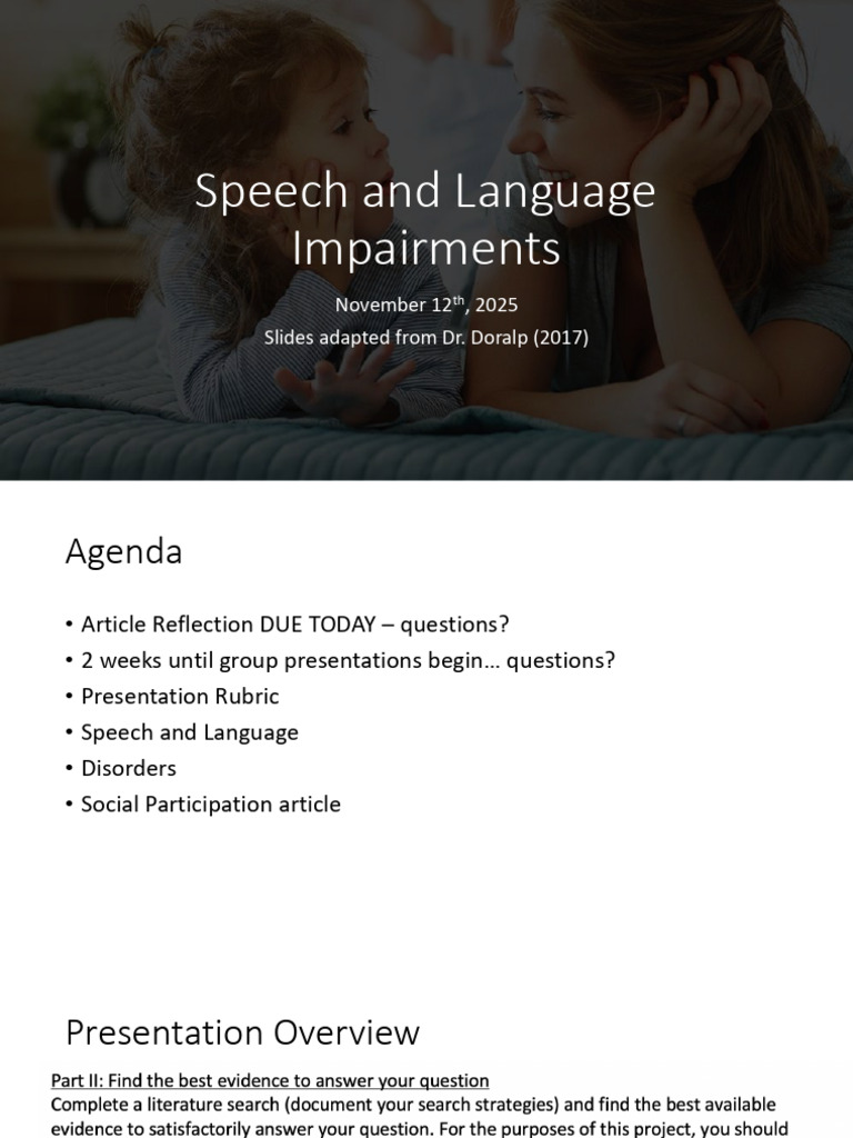 Understanding Speech and Language Disorders | PDF | Aphasia | Language ...