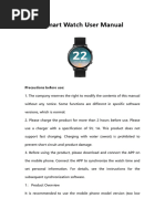 Smartwatch User Manual Guide | PDF | Smartwatch | Smartphone
