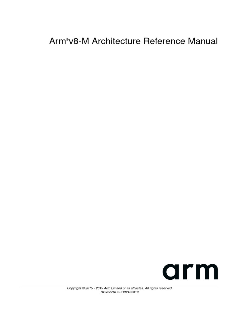 DDI0553A m Armv8m Arm | PDF | Cpu Cache | Computer Science