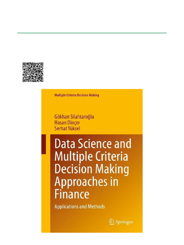 Data Science and Multiple Criteria Decision Making Approaches in ...