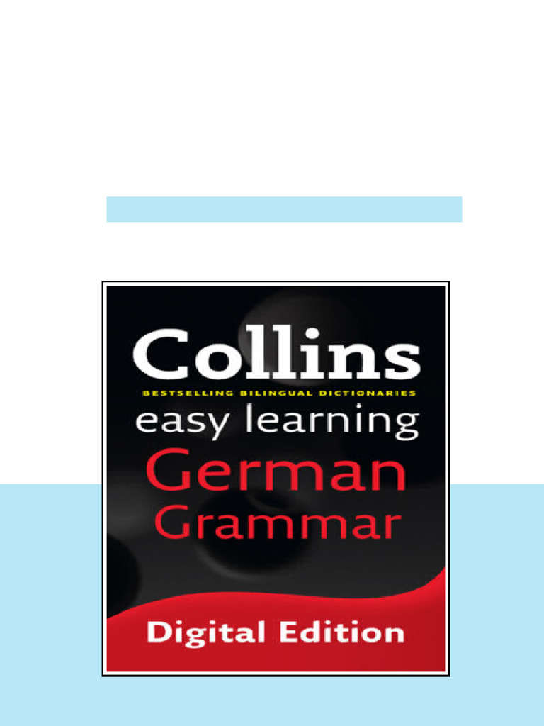 Collins Easy Learning German Grammar Third Edition Amiotcadey Full ...