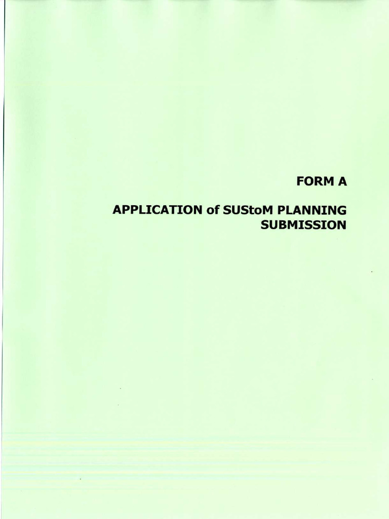 Sustom Form A | PDF