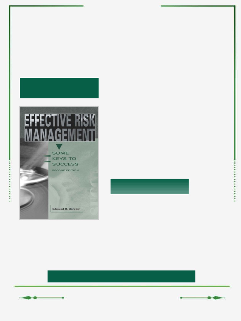 Effective Risk Management Library of Flight Series 2nd Edition Cmc ...