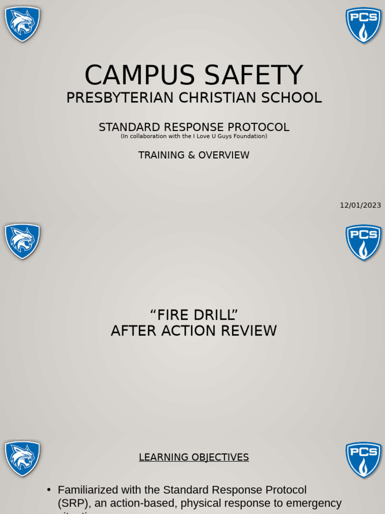 Presbyterian School Safety Protocol Guide | PDF | Emergency | Public Safety