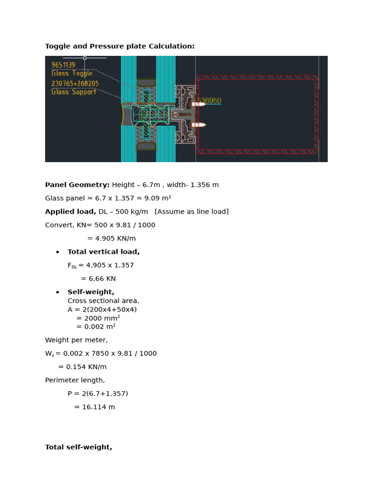 Toggle and Pressure Plate Load Analysis | PDF